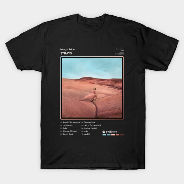 Margo Price - Strays Tracklist Album T-Shirt by 80sRetro